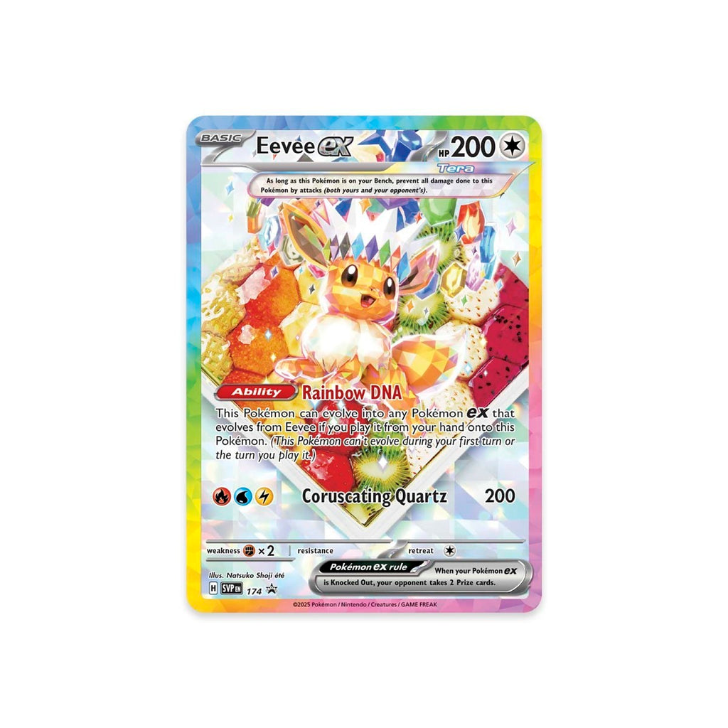 Eevee ex full-art foil promo card